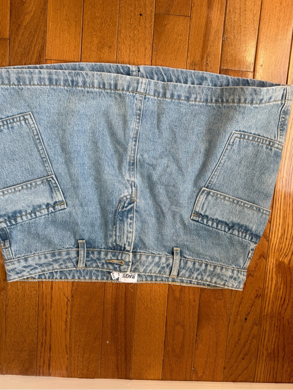 Princess Polly Light Blue Denim Mini Skirt